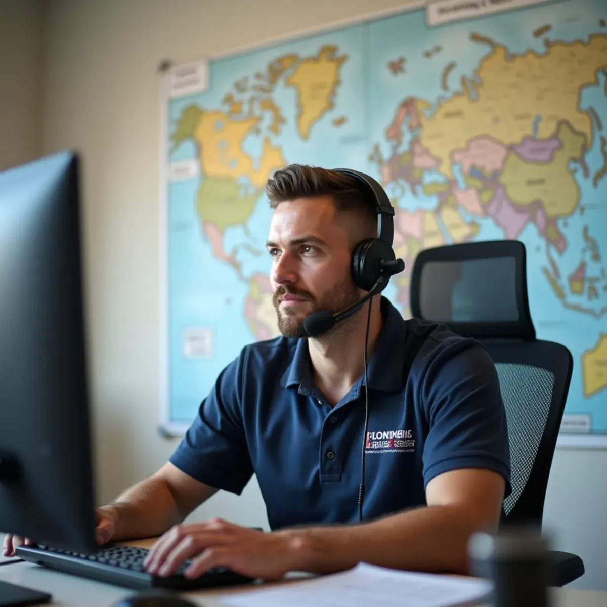 Madrid Plumbers service team and dispatcher coordinating emergency plumbing response in West Chester PA